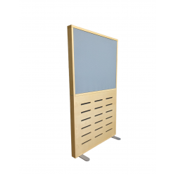 Χώρισμα γραφείου Kinnarps χρώματος Σημύδα / Γκρι